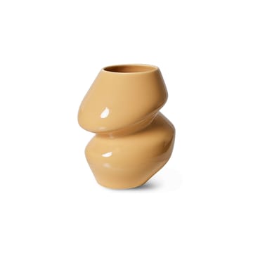 Ceramic organic Vase small 19cm - Cappuccino - HKliving