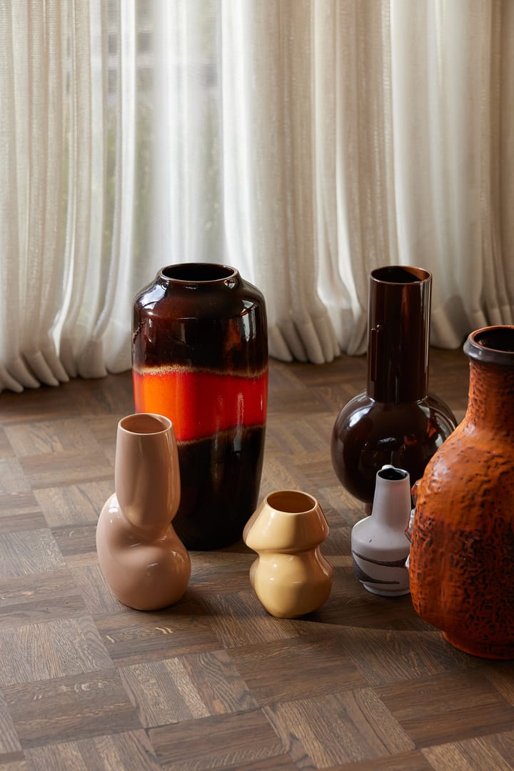 Ceramic organic Vase small 19cm - Cappuccino - HKliving