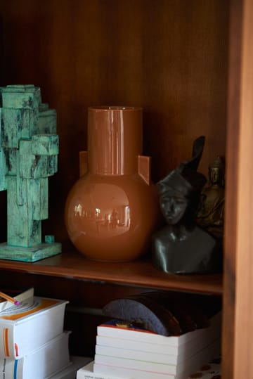 Ceramic Vase small 26cm - Caramel - HKliving