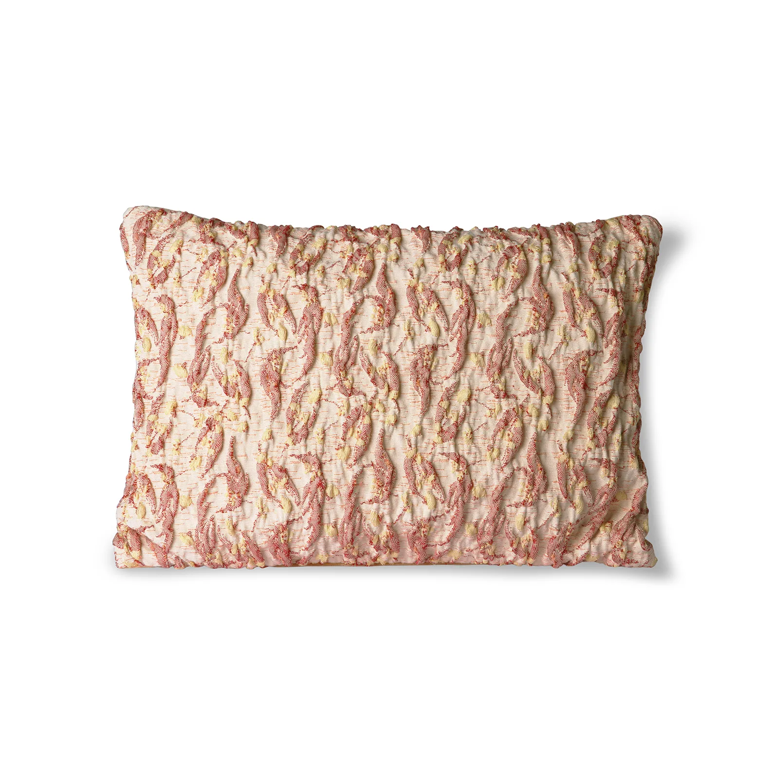 Floral Kissen 30 x 40cm, Burgundy-gelb HKliving