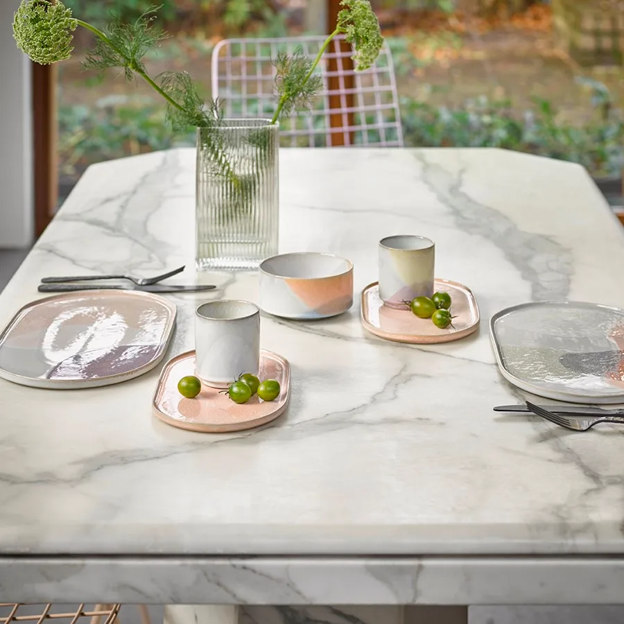 Gallery ceramics Kaffeebecher, Lila-Gelb HKliving