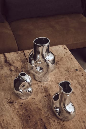 Gleam Vase high - Chrome - HKliving