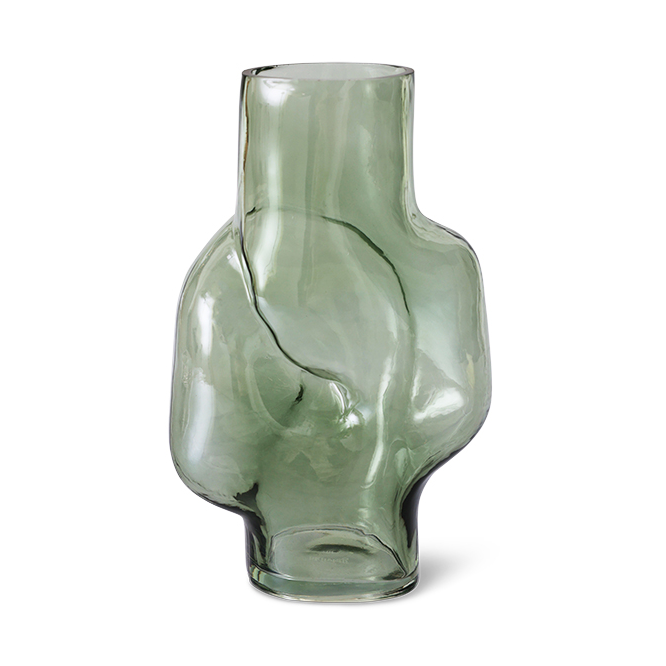 HKliving Gleam Vase high Olive