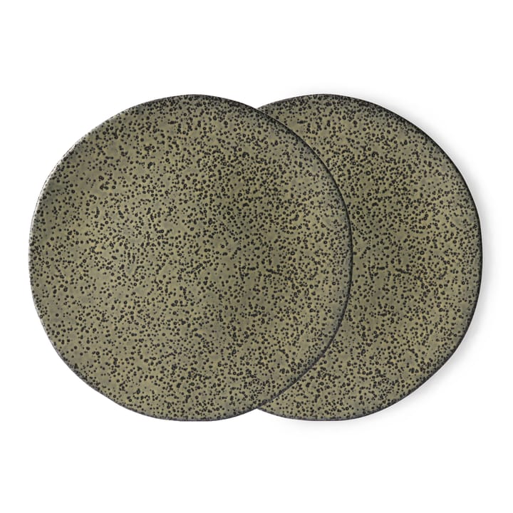 Gradient Teller 29cm 2er Pack, Grün HKliving