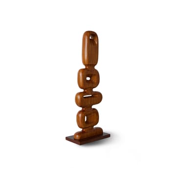 Hand carved wooden sculpture 71cm - Brown - HKliving