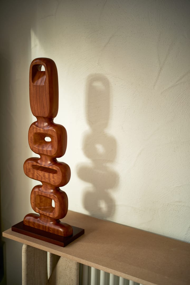 Hand carved wooden sculpture 71cm - Brown - HKliving