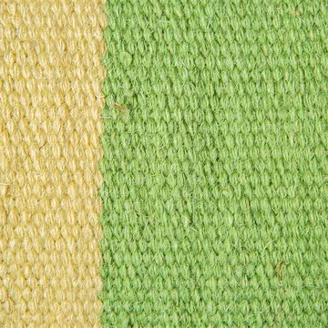 Handgewebtes Kissen 38x74 cm Wolle - Grün - HKliving