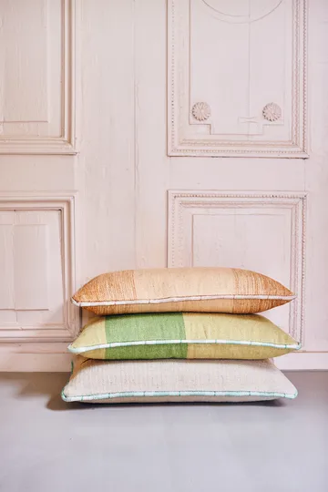 Handgewebtes Kissen 38x74 cm Wolle - Grün - HKliving