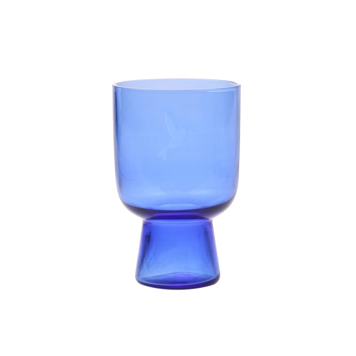 HKliving graviertes Wasserglas blau - Groß - HKliving