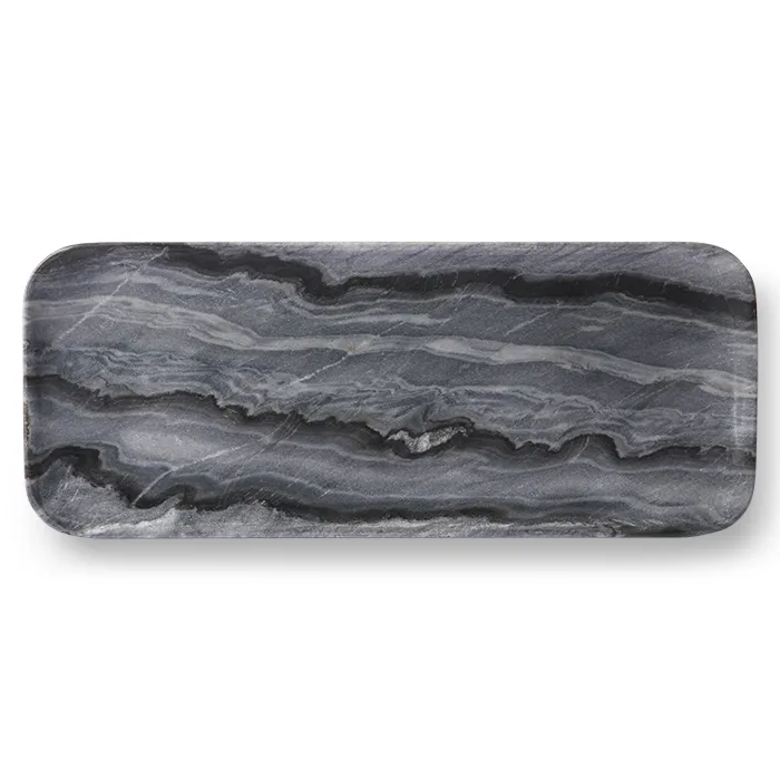 HKliving Marmor Tablett 30 x 12cm, Grau HKliving
