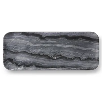 HKliving Marmor Tablett 30 x 12cm - Grau - HKliving