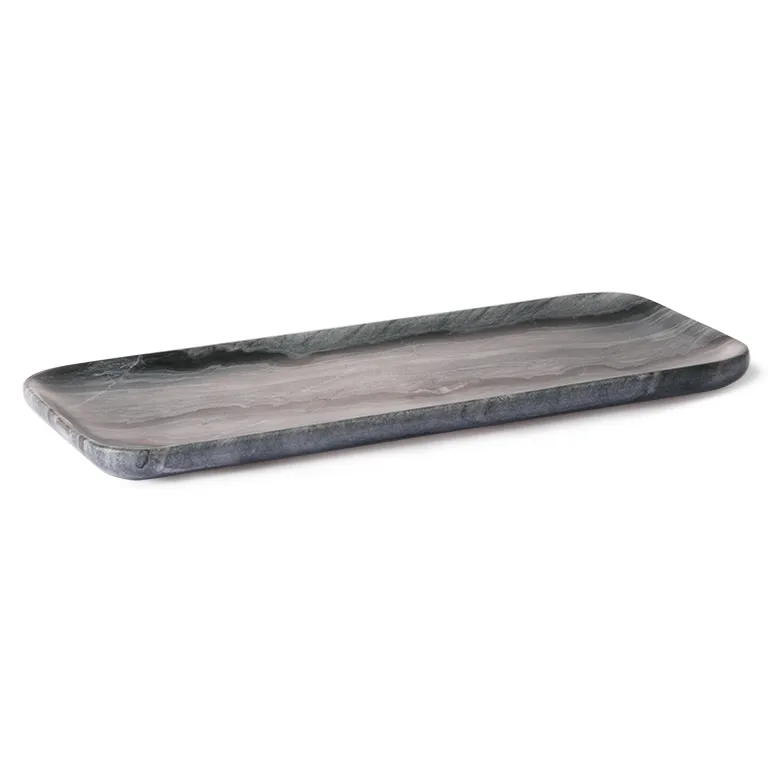 HKliving Marmor Tablett 30 x 12cm, Grau HKliving