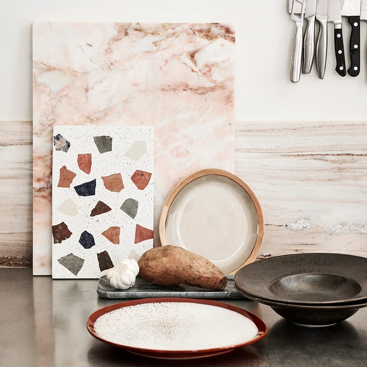 HKliving Marmor Tablett 30 x 12cm, Grau HKliving
