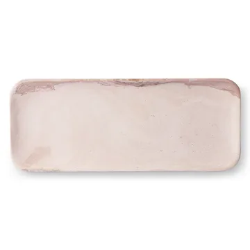 HKliving Marmor Tablett 30 x 12cm - Rosa - HKliving