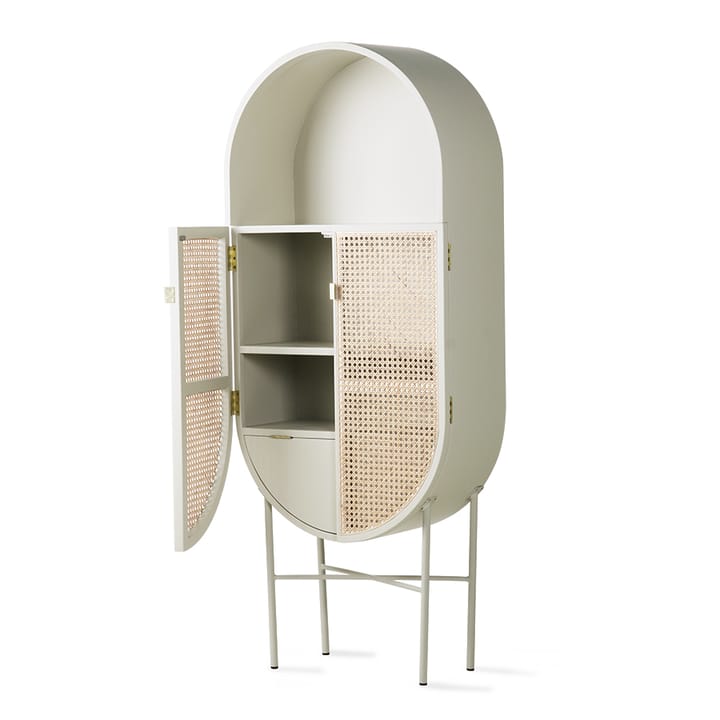 HKliving retro ovaler Schrank, Grüngrau HKliving