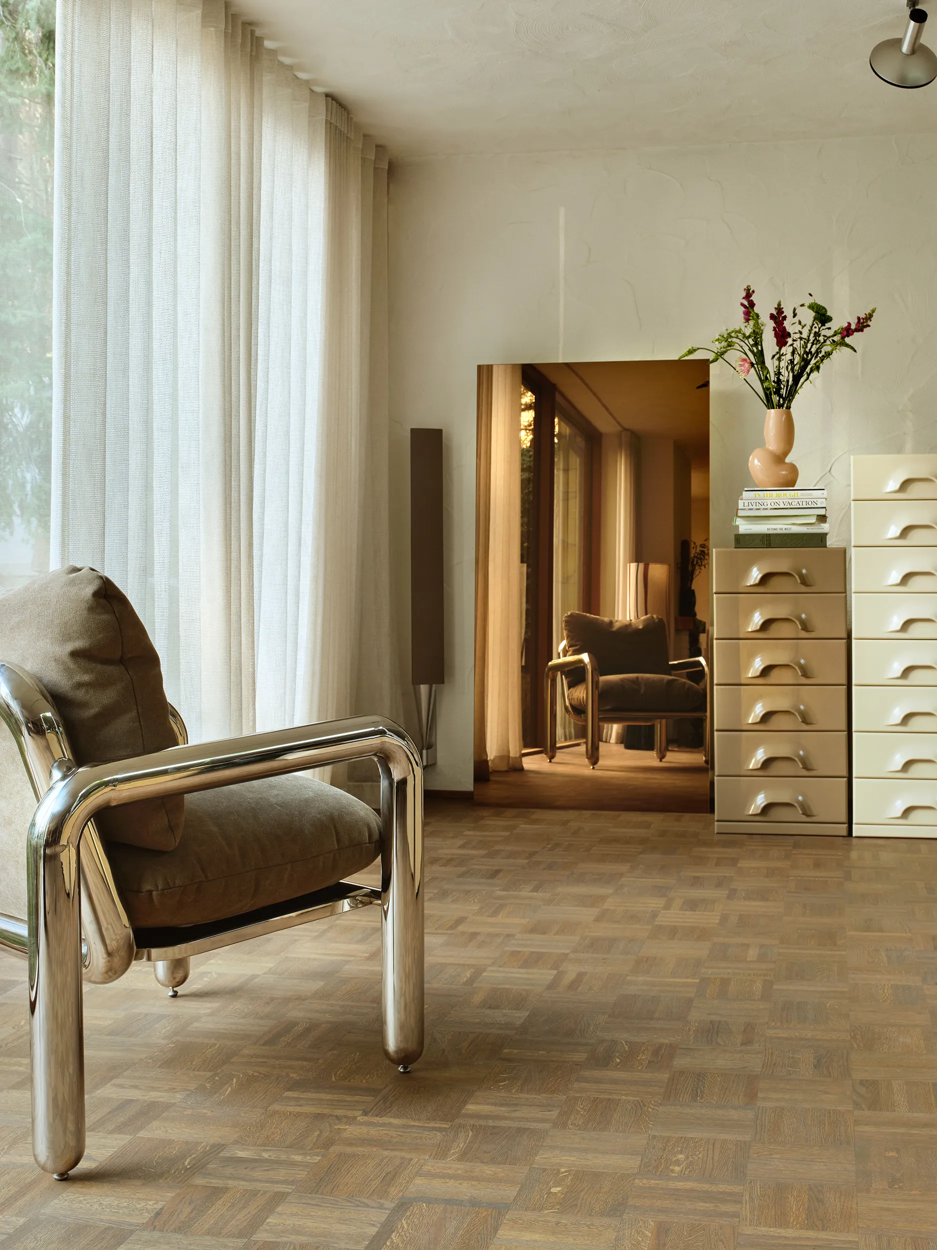 HKliving Spiegel 90 x 170cm, Smokey brown HKliving