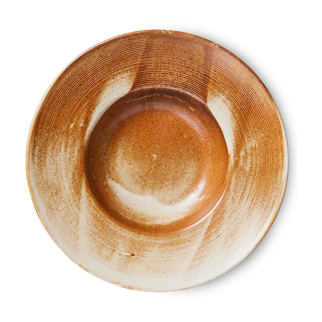 Home Chef Pastateller Ø28,5cm, Rustic cream-brown HKliving
