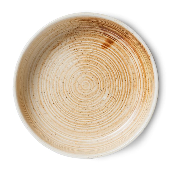 Home Chef tiefer Teller large Ø21,5cm - Rustic cream-brown - HKliving