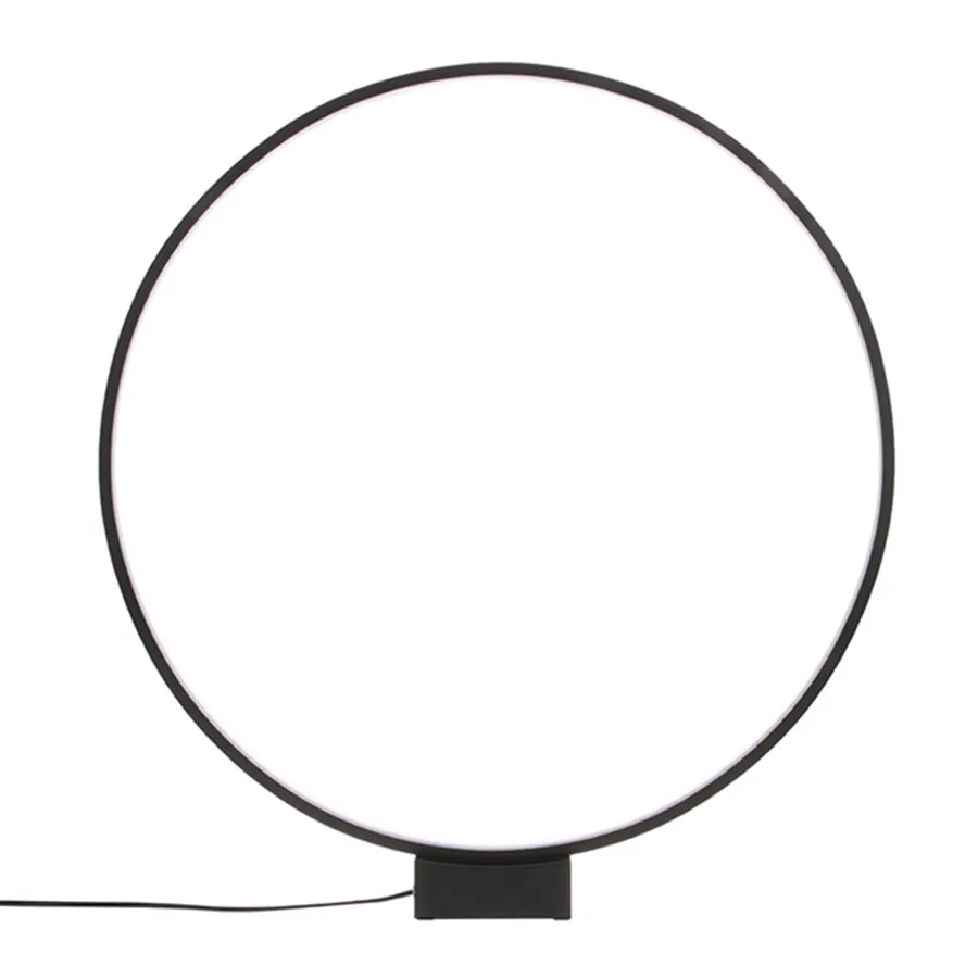 Luminous circle Tischleuchte 60cm, Schwarz HKliving
