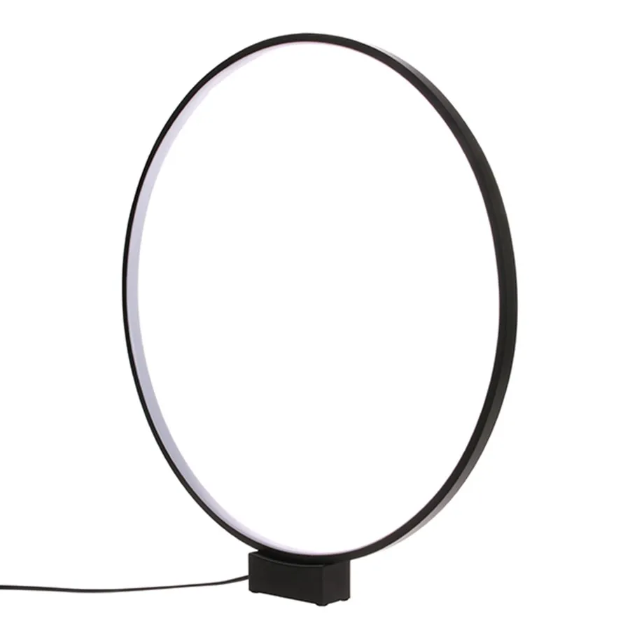 Luminous circle Tischleuchte 60cm, Schwarz HKliving