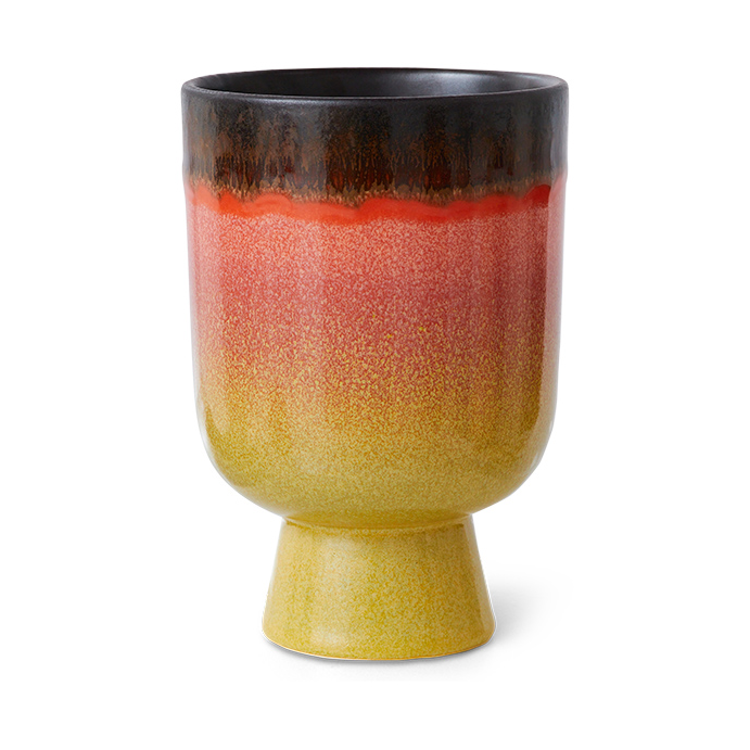 HKliving Retro Blumentopf Ø13 cm Fig