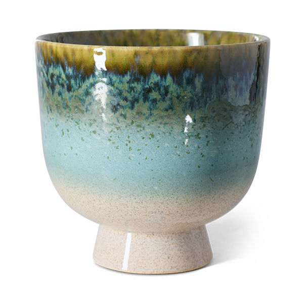 HKliving Retro Blumentopf Ø20,5 cm Lagoon