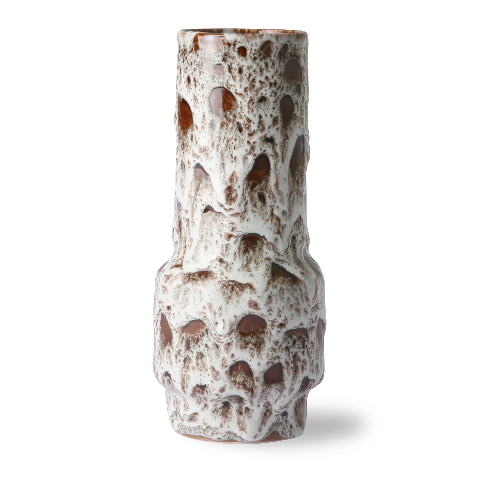 Retro Vase 20,5cm, Lava white HKliving