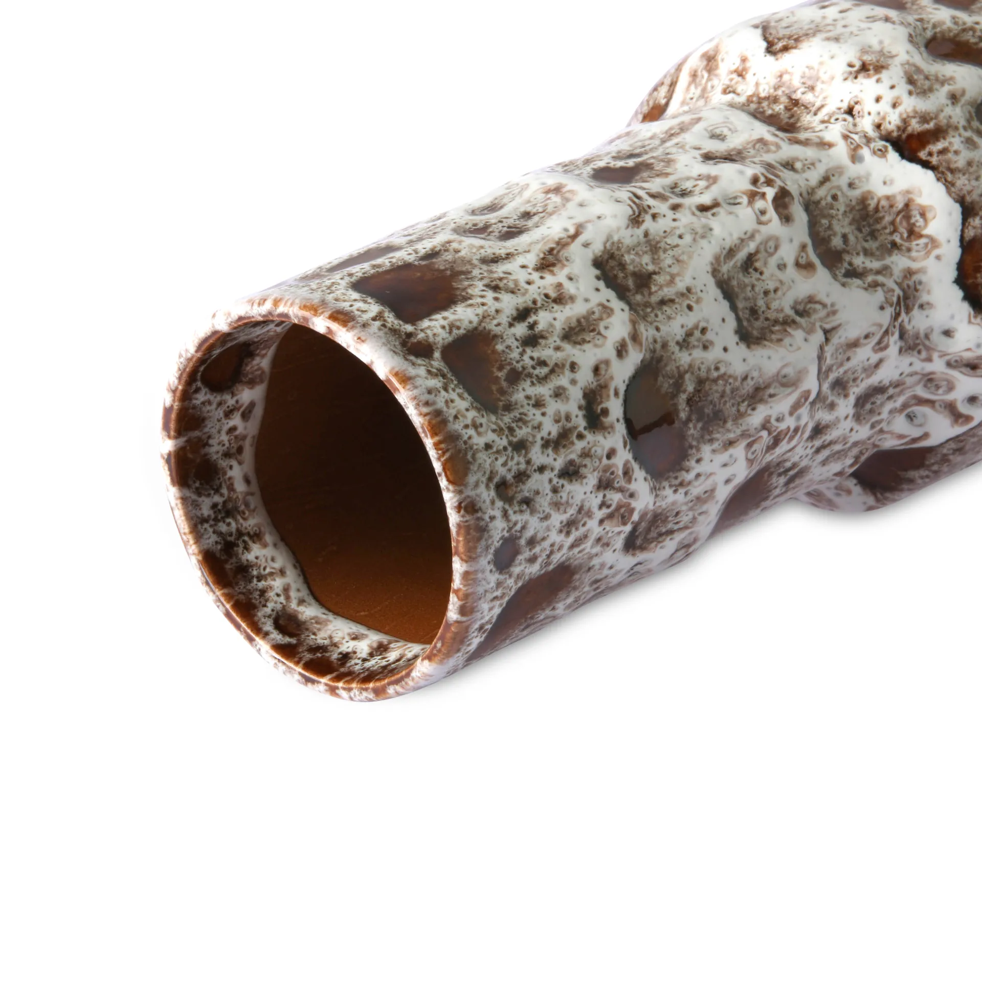 Retro Vase 20,5cm, Lava white HKliving