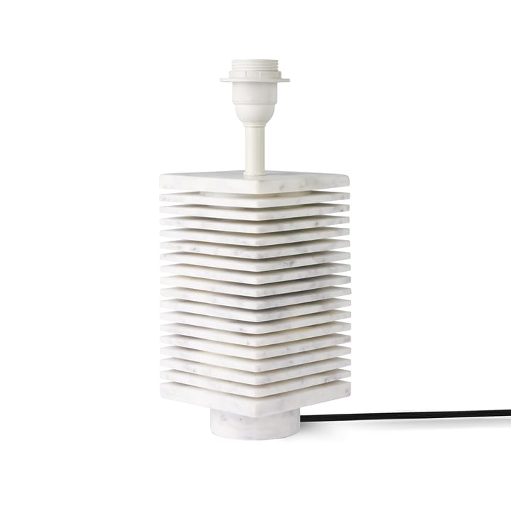 Ribbed Lampenfuß, Weiß HKliving