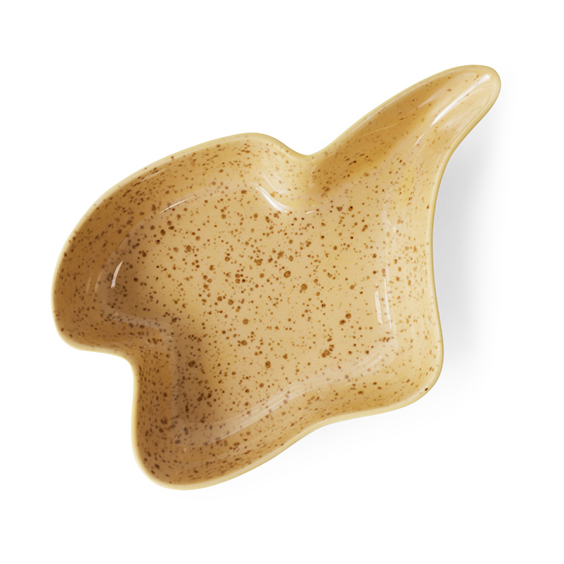 HKliving Shell Servierschale Vanille