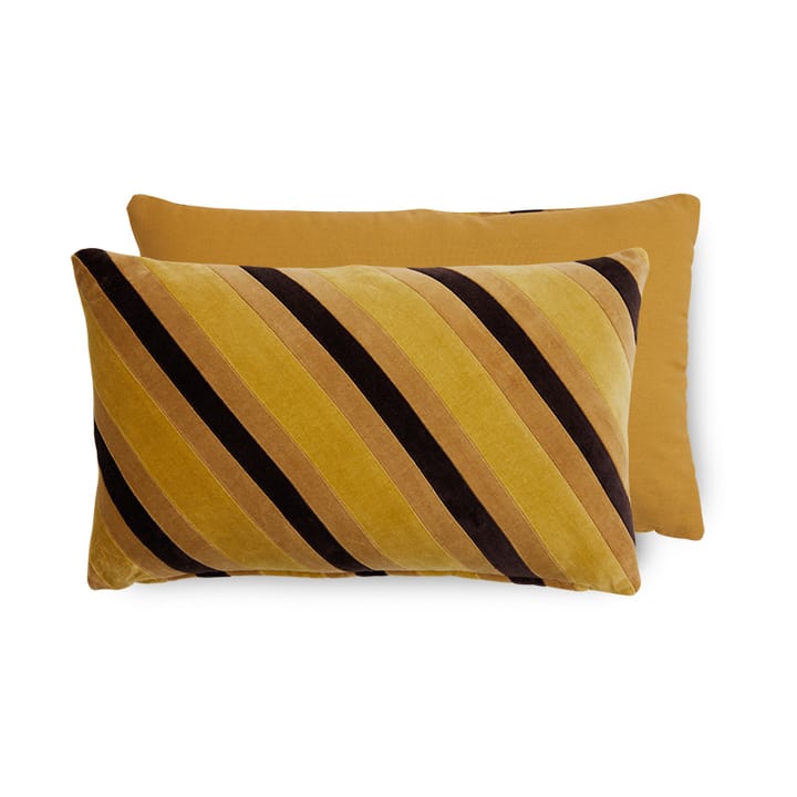 Striped velvet Kissen 30x50 cm - Honey - HKliving