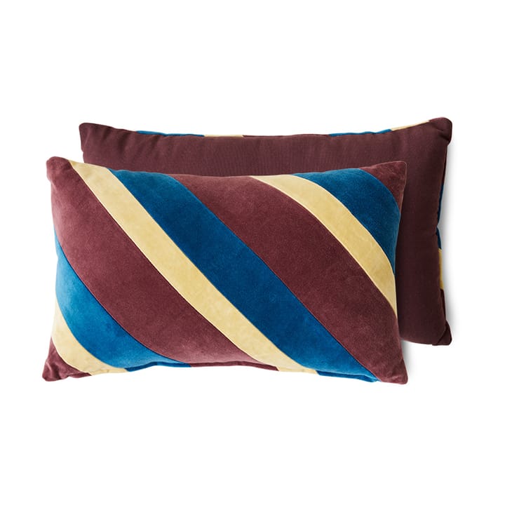 Striped velvet Kissen 30x50 cm - Speakeasy - HKliving