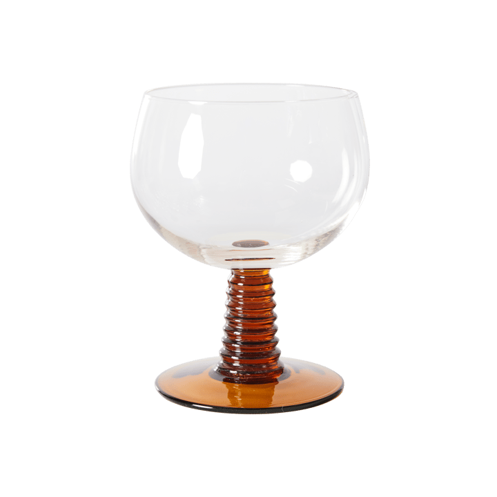 Swirl Weinglas niedrig - Ochre - HKliving