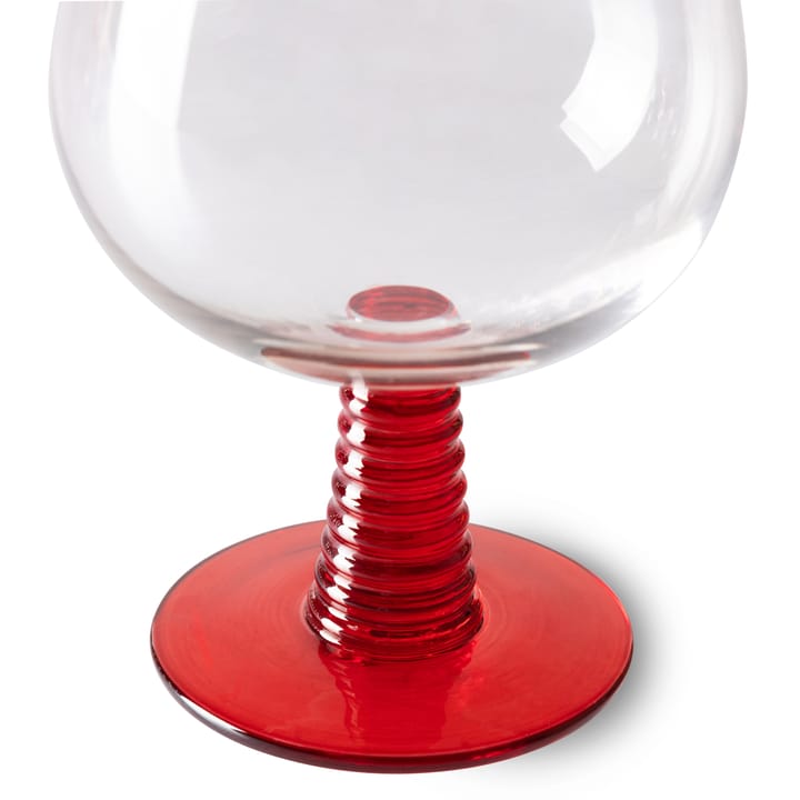 Swirl Weinglas niedrig - Red - HKliving