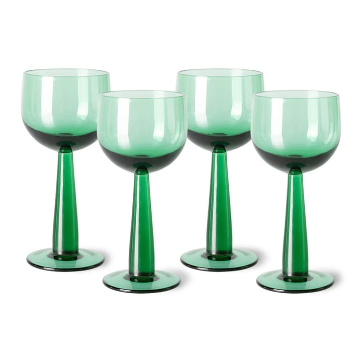 The Emeralds Weinglas Hoch 4er-Pack 20 cl - Grün - HKliving