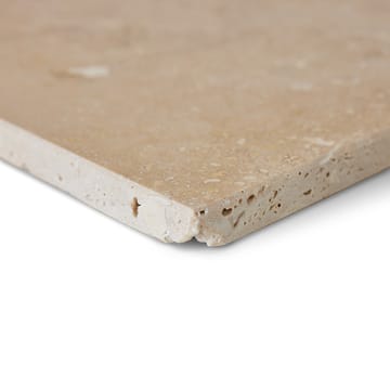 Travertin Schneidebrett 40 x 50cm - Beige - HKliving