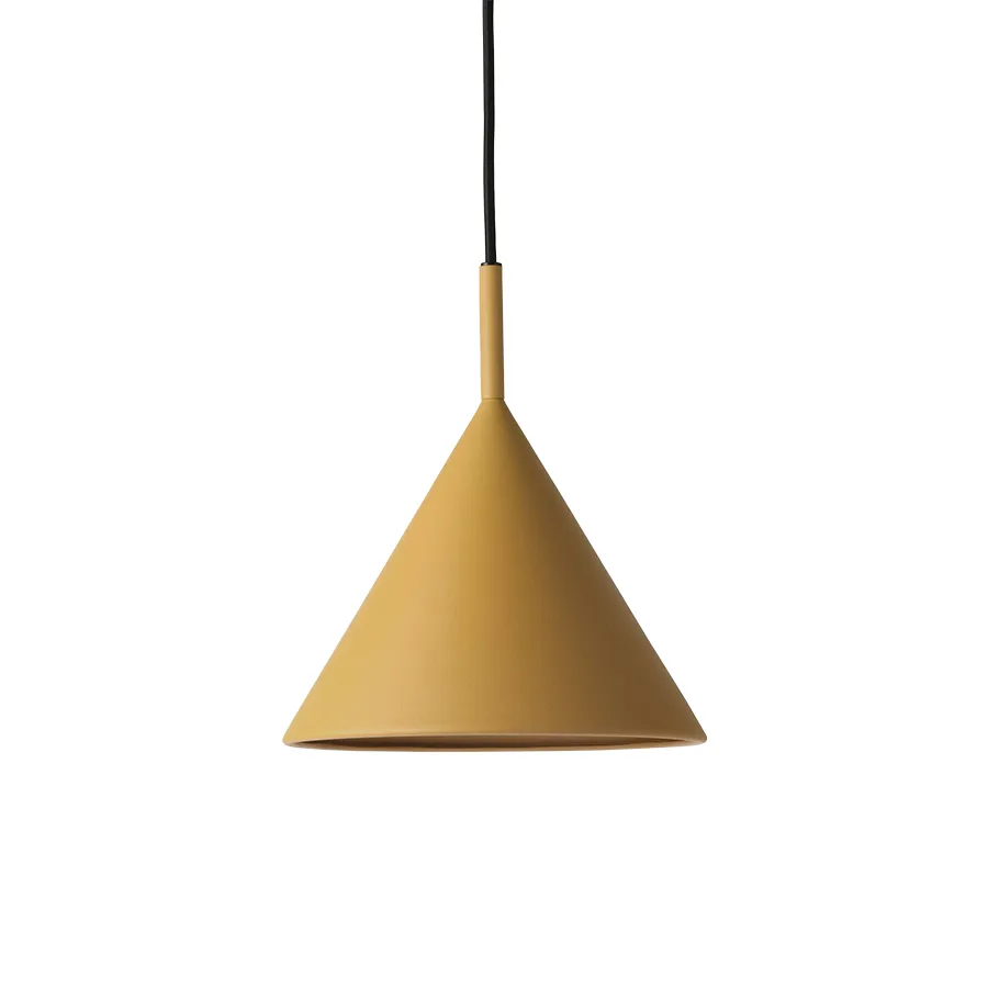 Triangle Pendelleuchte M, Matt ochre HKliving