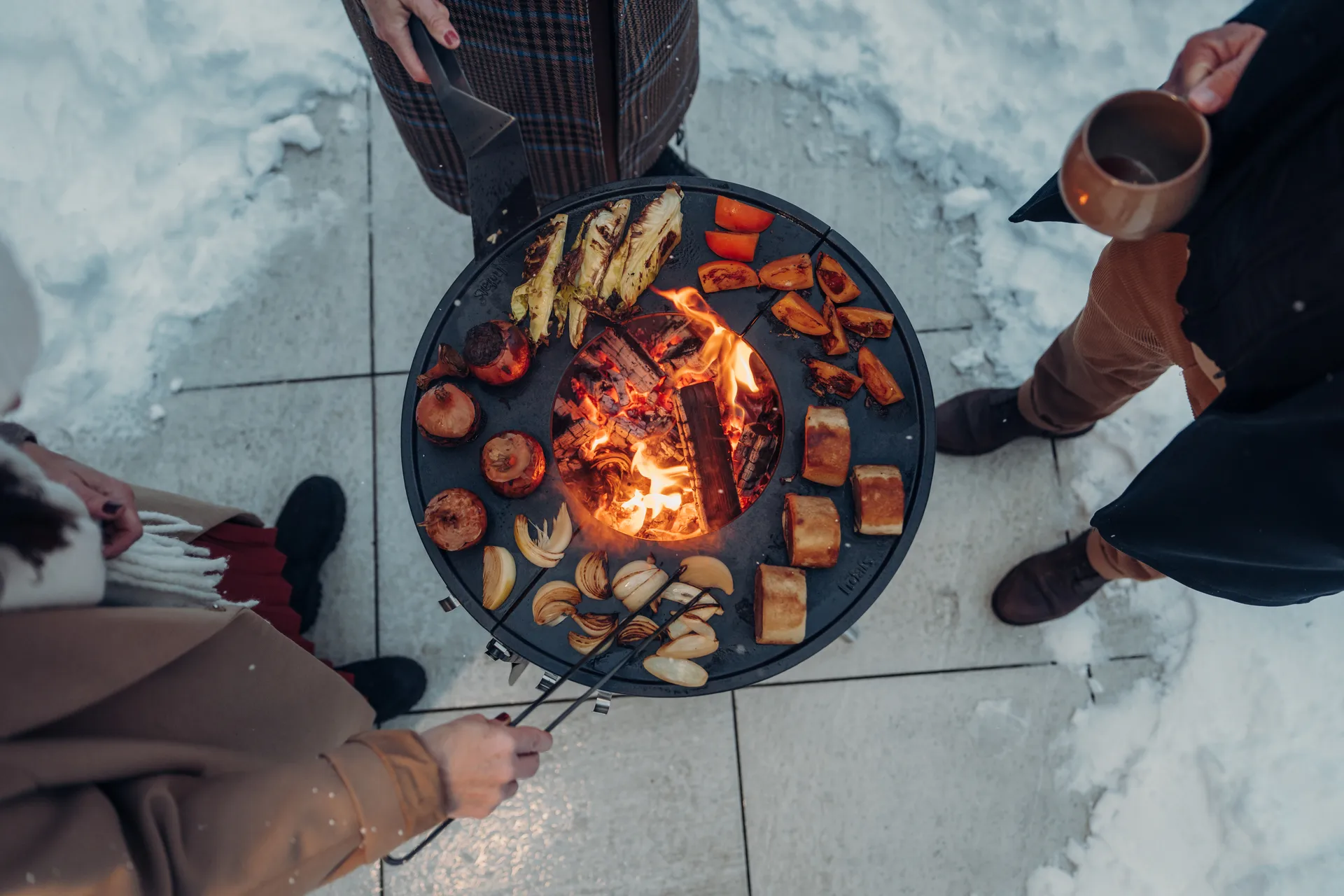 BOWL 57 Plancha Grillplatte, Schwarz Höfats