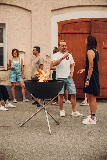 BOWL 70 Stativ mit drei Beinen - Silber - Höfats
