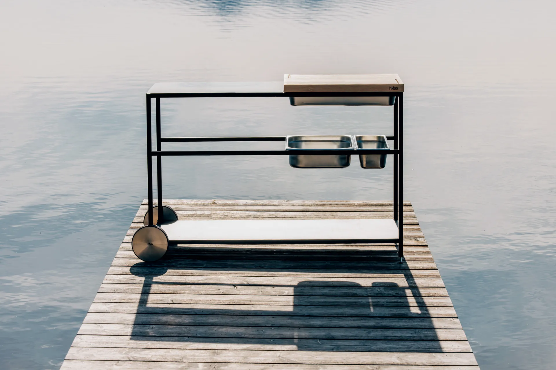 FIRE KITCHEN Außenküche, Schwarz Höfats