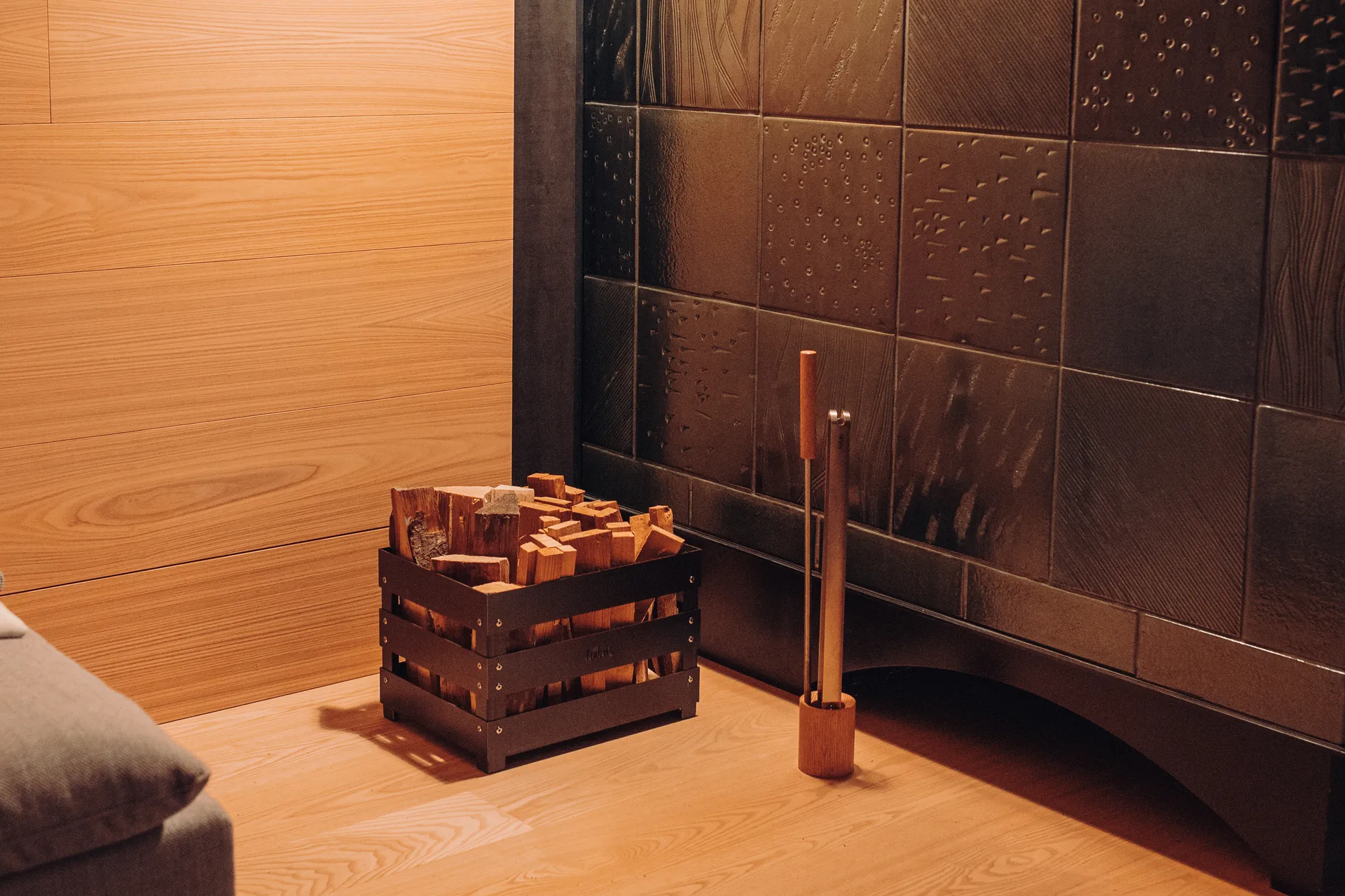 Höfats Feuerwerkzeug-Set, Edelstahl-Aufbewahrungsdose, 3-teilig Höfats