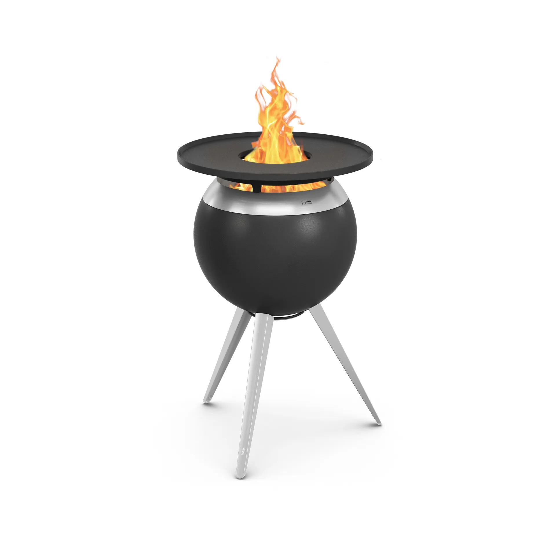 MOON 45 Plancha-Grillplatte, Schwarz Höfats