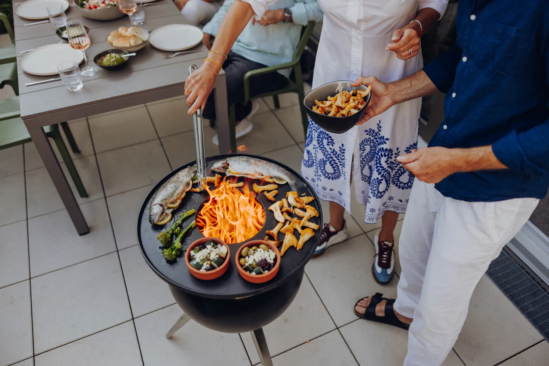 MOON 45 Plancha-Grillplatte, Schwarz Höfats