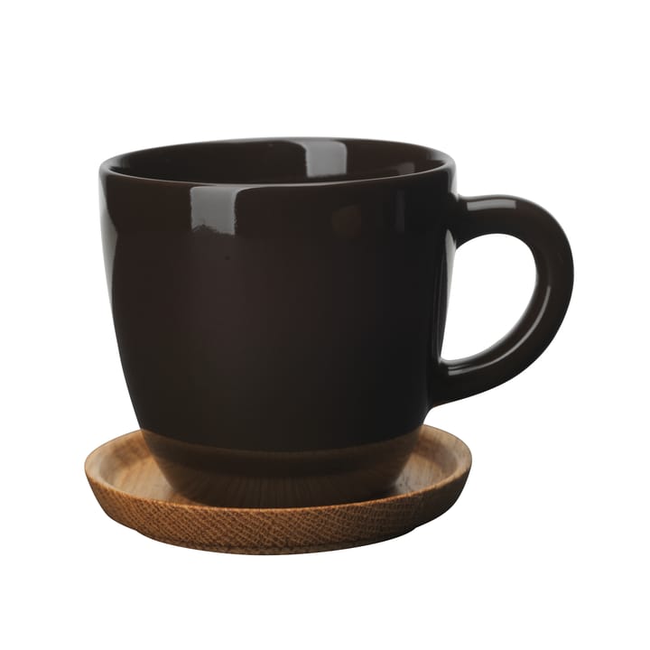 Höganäs Kaffeetasse - Rinde blank - Höganäs Keramik