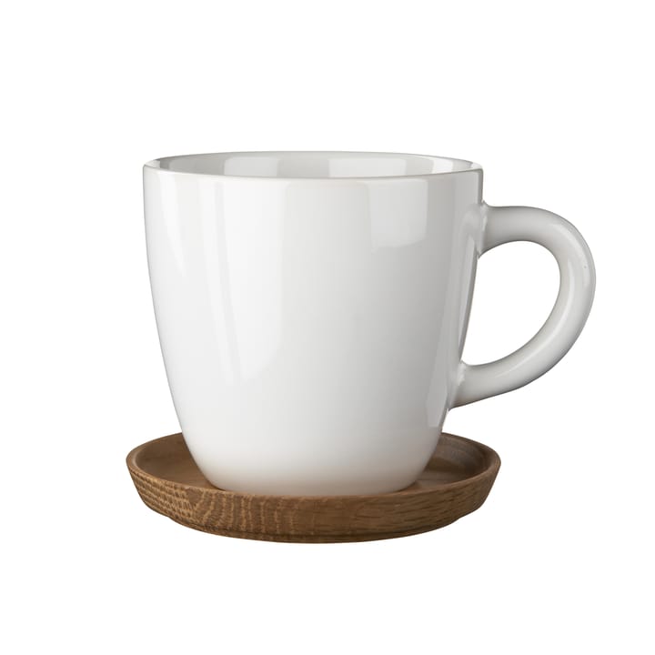 Höganäs Kaffeetasse - weiß glänzend - Höganäs Keramik