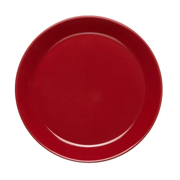 Höganäs kleiner Teller 20cm - Apfelrot glänzend - Höganäs Keramik