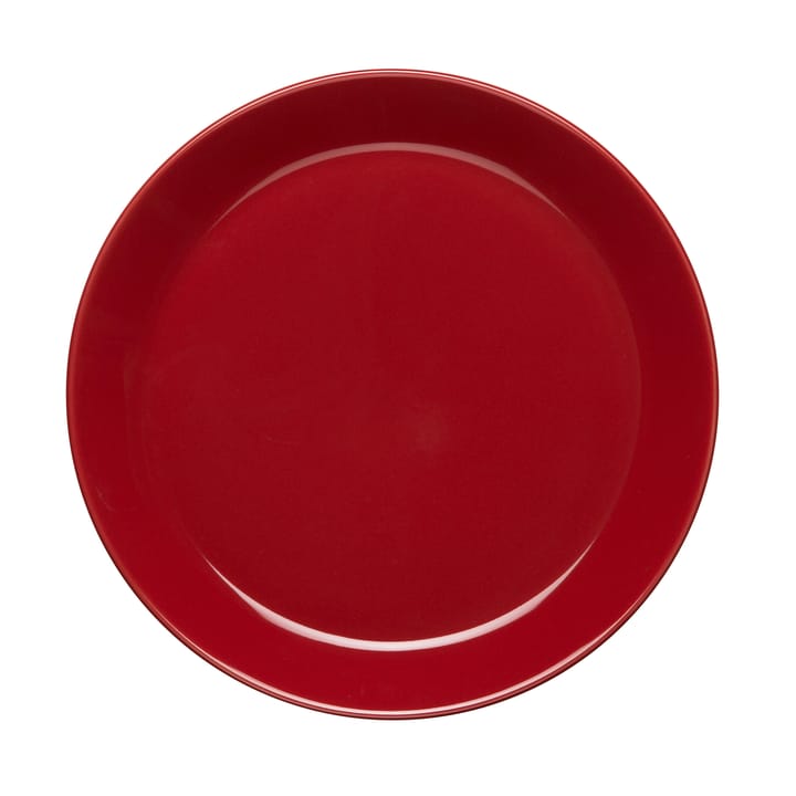 Höganäs kleiner Teller 20cm - Apfelrot glänzend - Höganäs Keramik