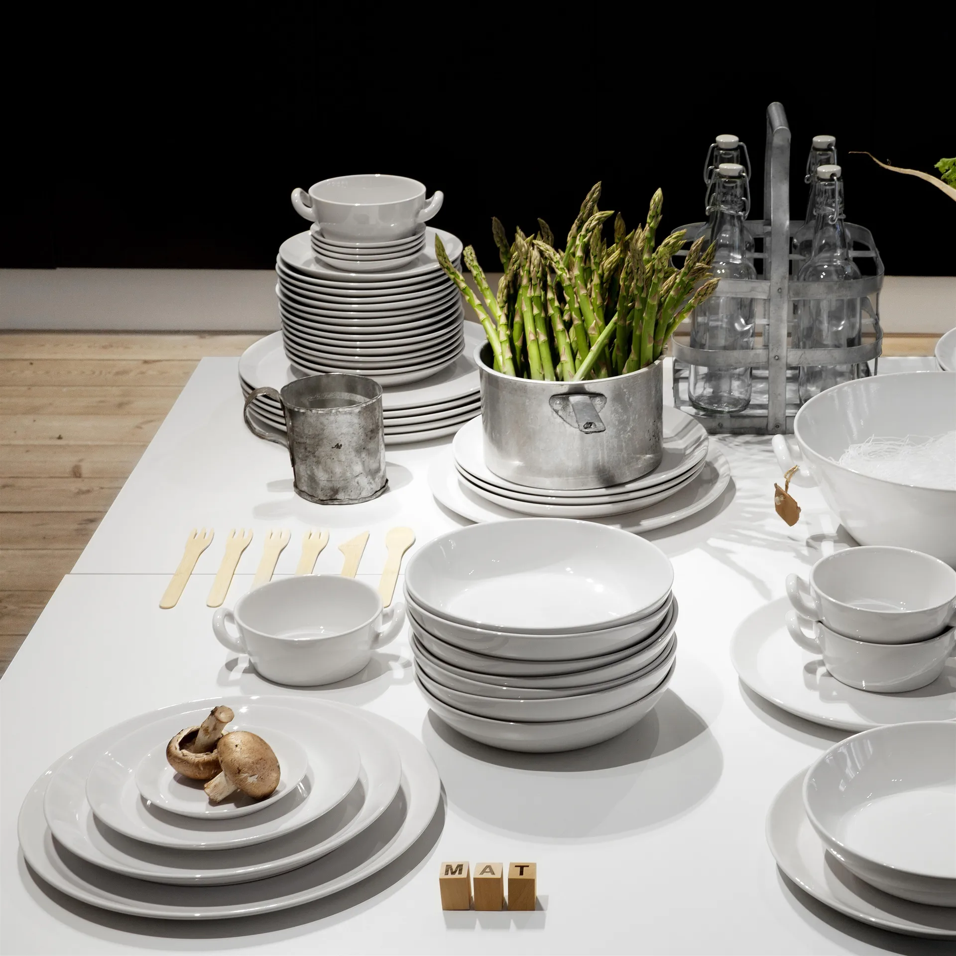 Höganäs kleiner Teller 20cm, Weiß glänzend Höganäs Keramik