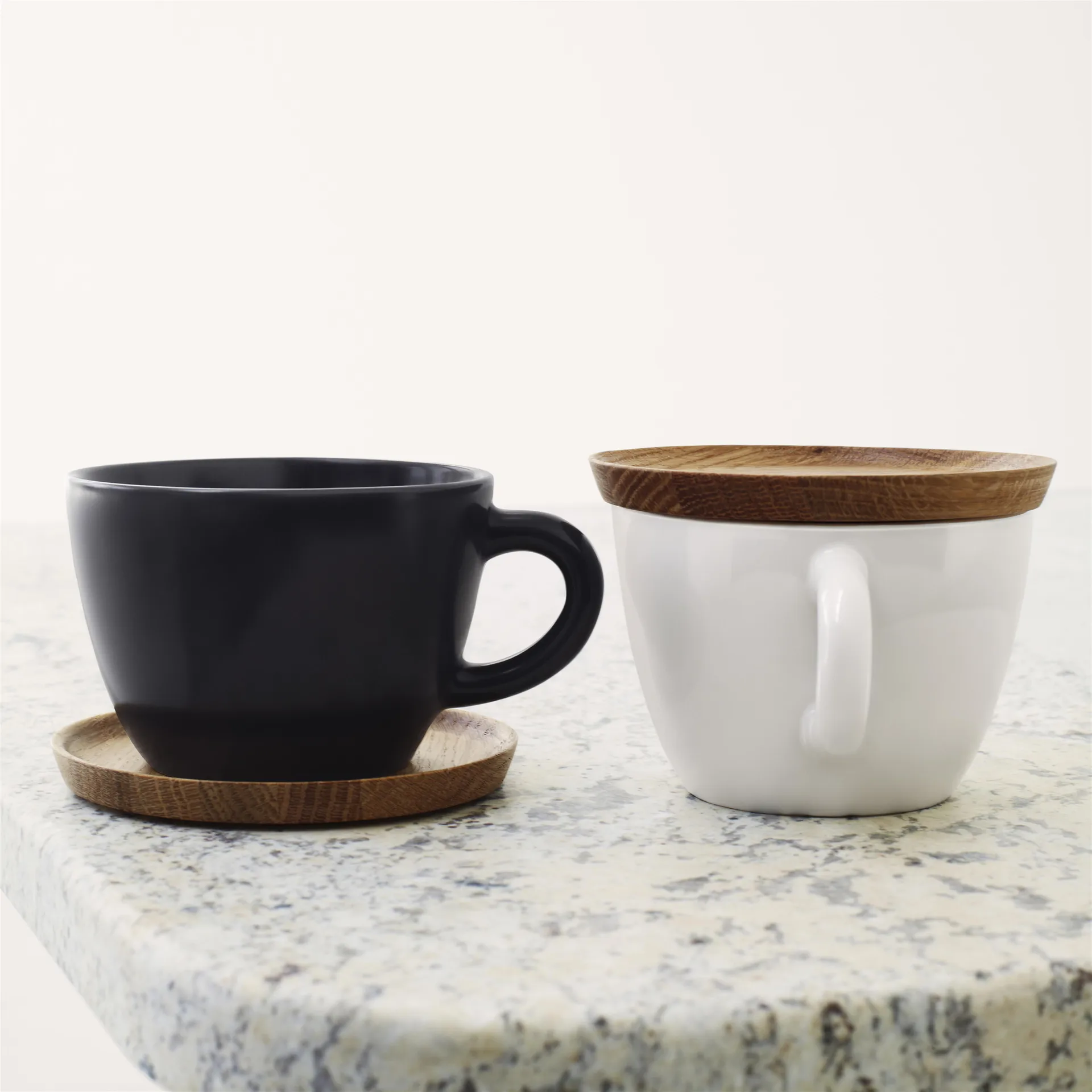 Höganäs Teetasse, Grafitgrau matt Höganäs Keramik