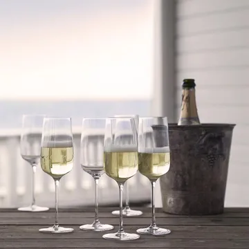 Bouquet Champagnerglas 6er Pack 29cl - Holmegaard